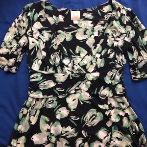 Anthropologie Ric Rac faux wrap top